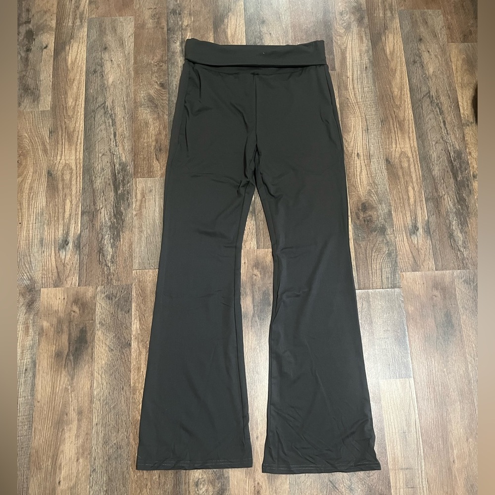 Women's Flared Fold Over Leggings